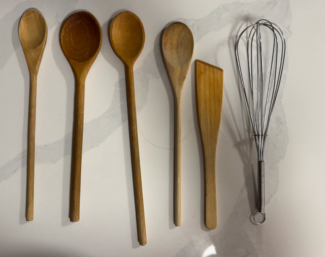 Utensil Wood Spoons and Wisk (Each: 1$, All: 5$) - photo 2