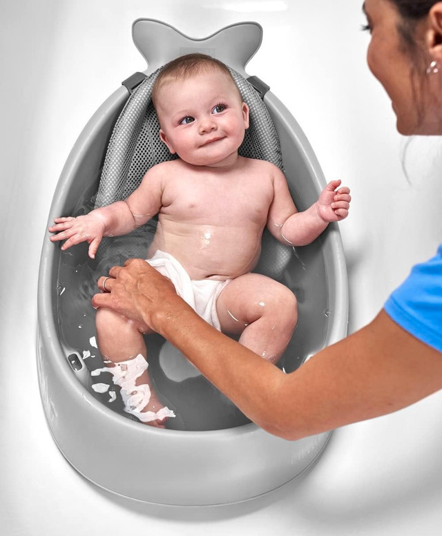 Skip Hop Baby Bath Tub, 3-Stage Smart Sling