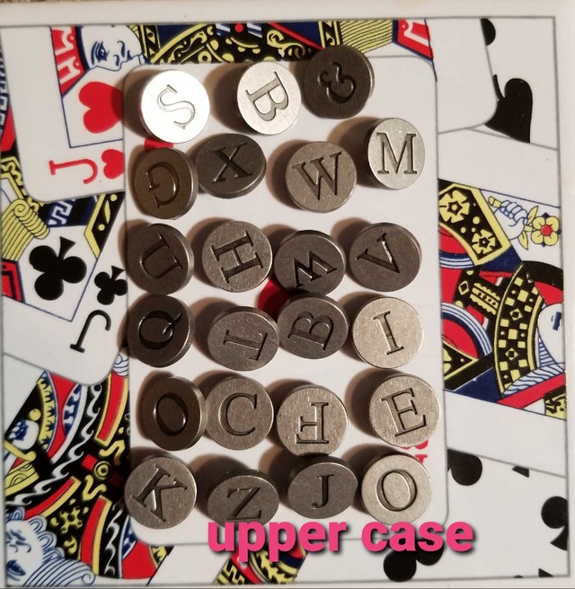 65 Letter Button Snap Fasteners - photo 4
