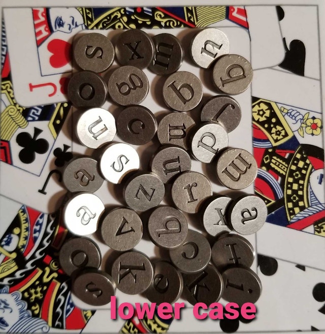 65 Letter Button Snap Fasteners - photo 5