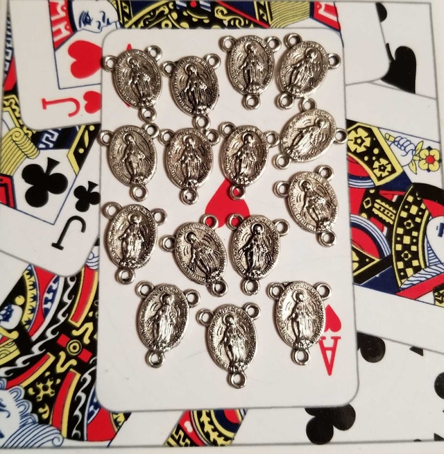 50 cents only rosary charms + Crucifix - photo 2