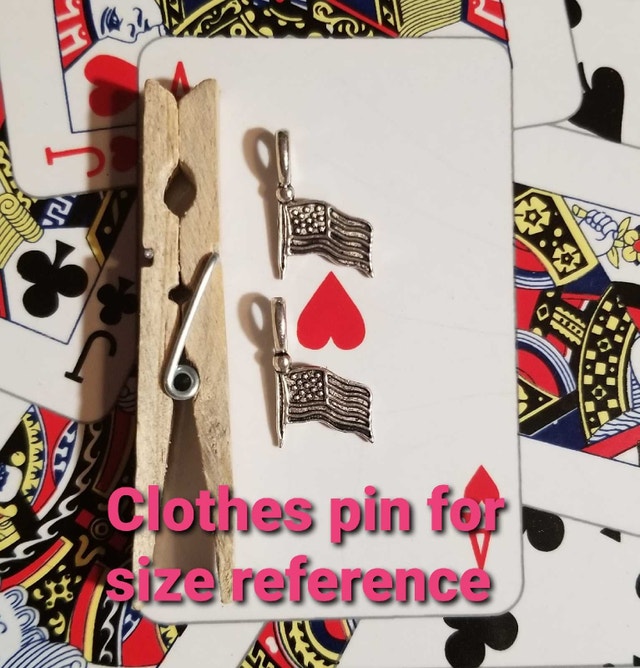 50 cents for 2 American Flag Charms - photo 5