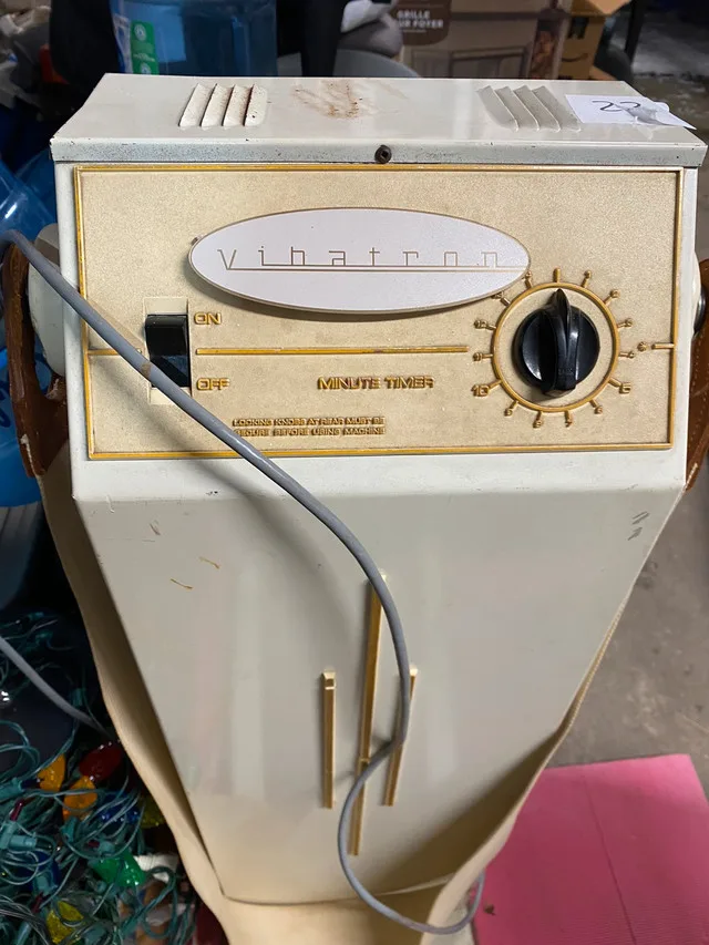 Vibatron model 1010 vintage vibration belt machine working image indicator(4)