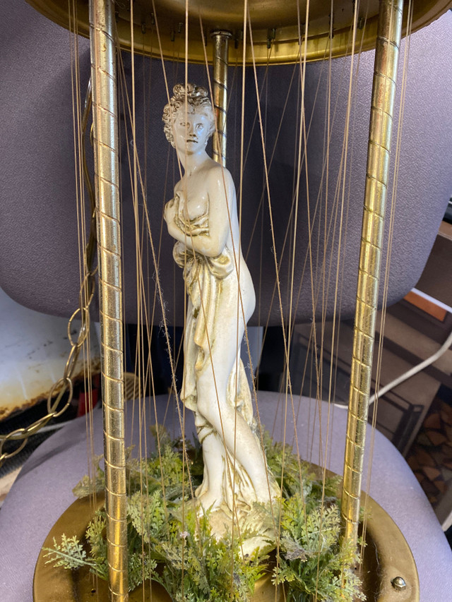 30” oil lamp water lamp Greek god 1970 - photo 2