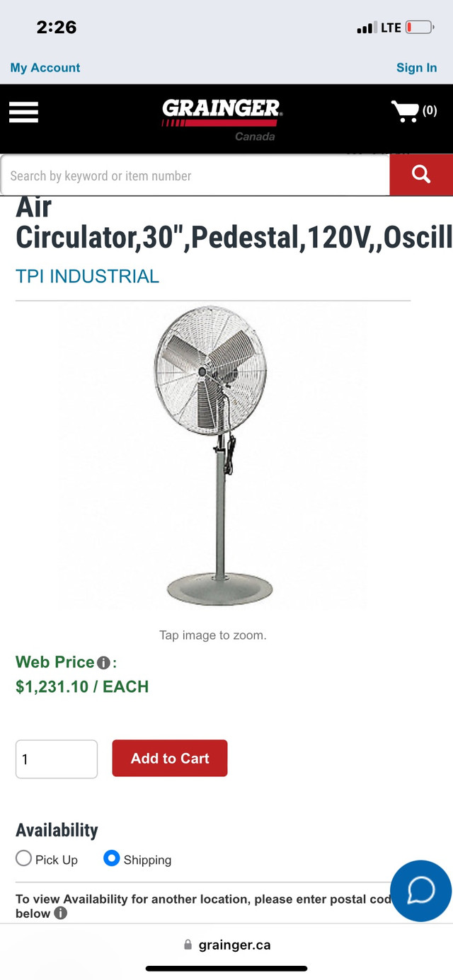 PATTON heavy duty air circulator 30” fan - photo 5