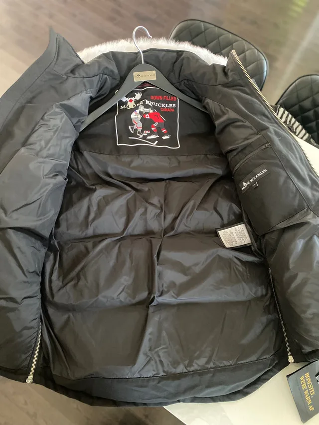 moose knuckle jackets new authentic small/medium $800 each image indicator(5)