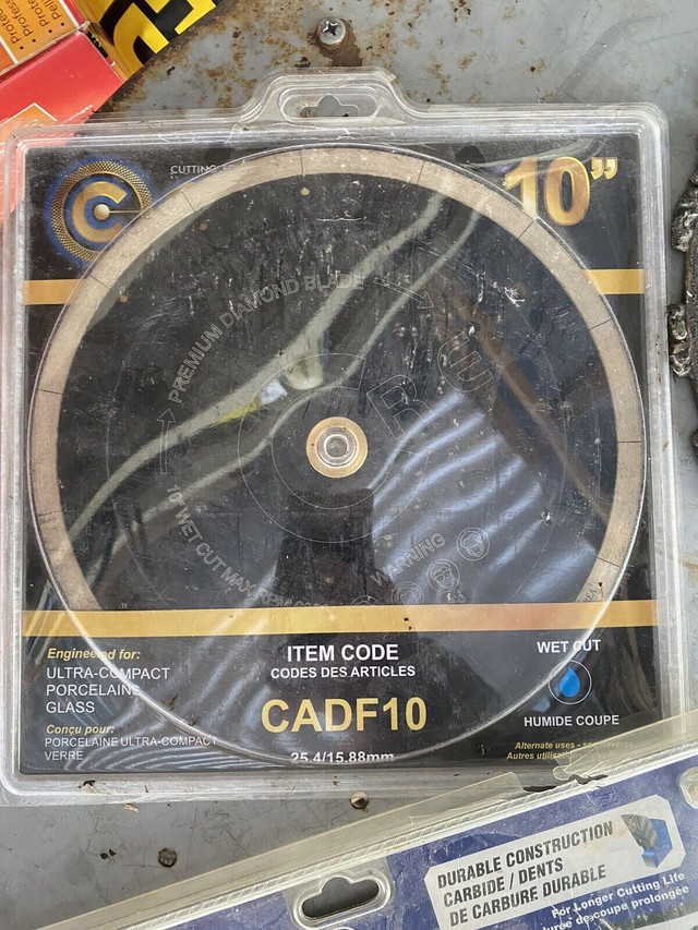 Hummingbird series cadf 10” Diamond blade