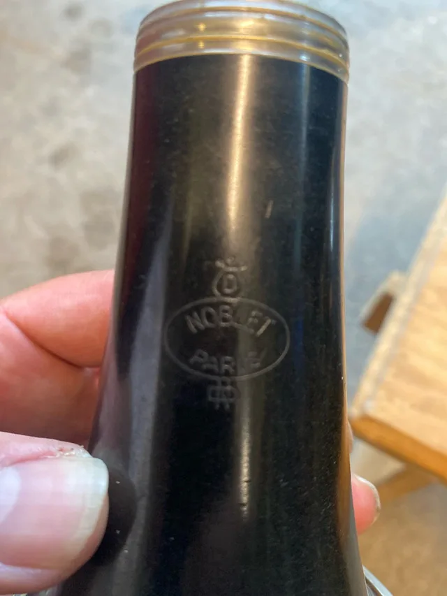 noblet paris france Wood clarinet with case original image indicator(3)