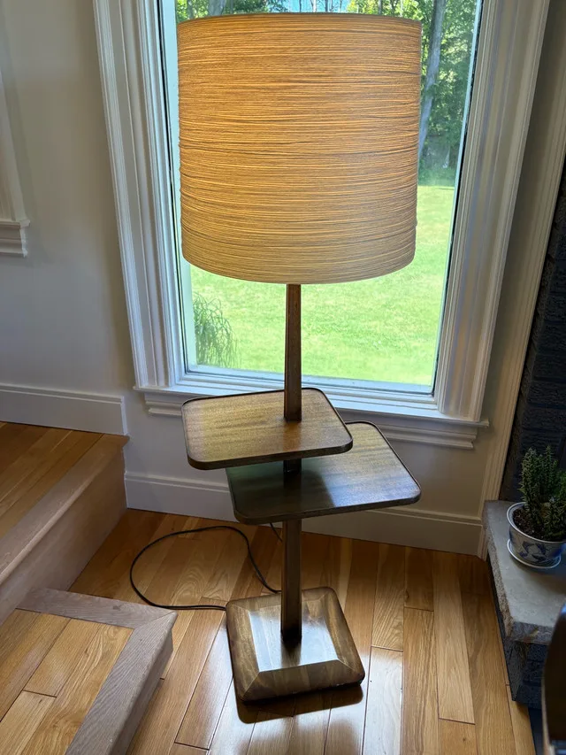 Laurel Floor Lamp with Side Tables
