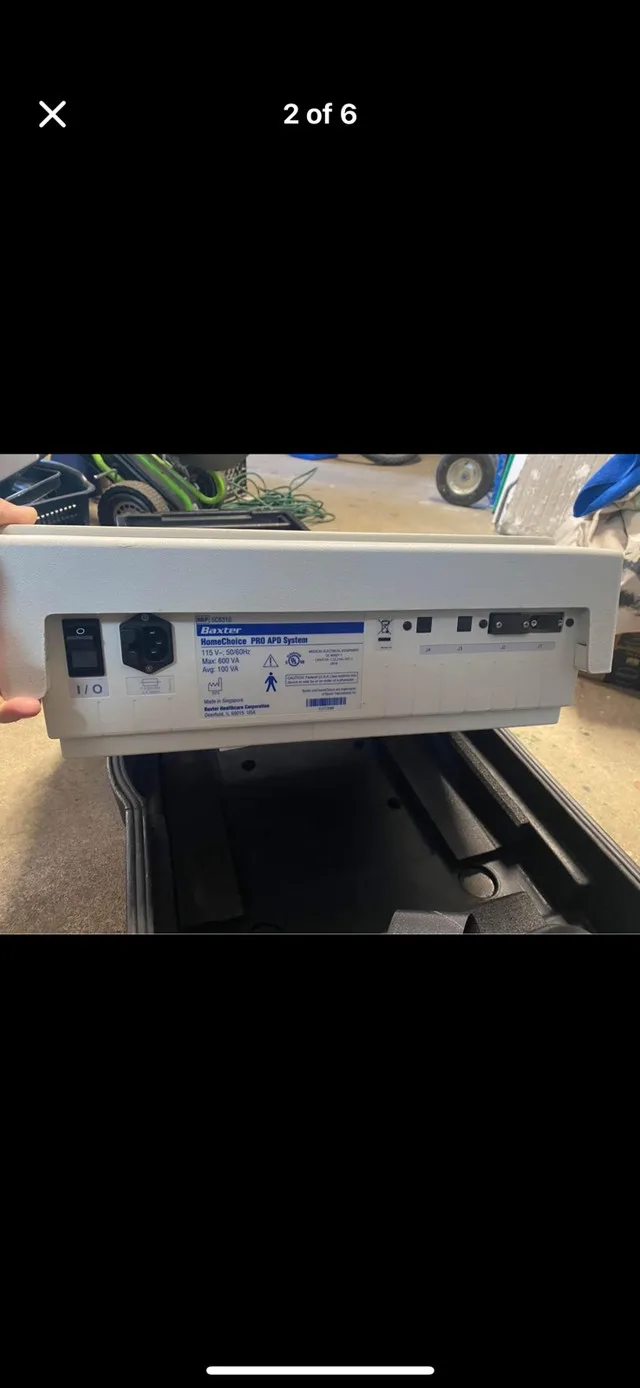 Home choice pro APD system ref 5 c8310 dialysis machine image indicator(2)