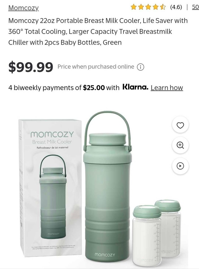 Momcozy 22oz Portable Breast Milk Cooler