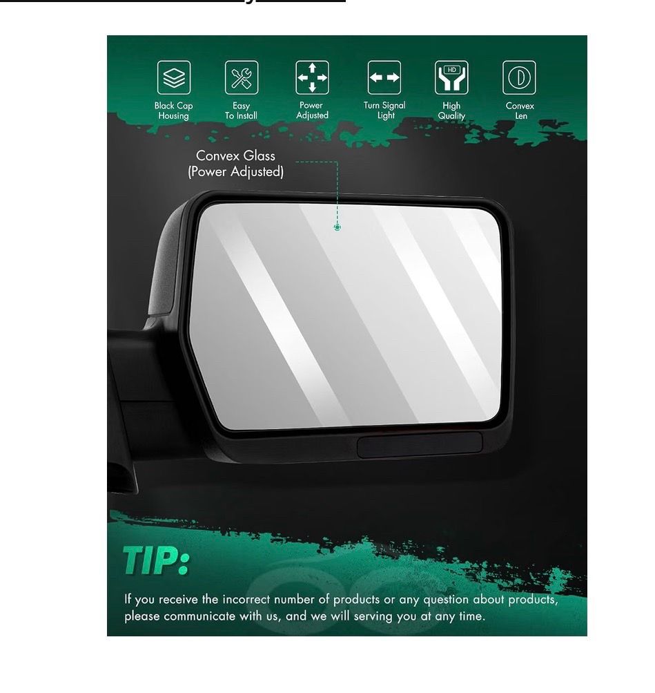 Towing Mirrors for Ford F-150 (2004-2014) - photo 3