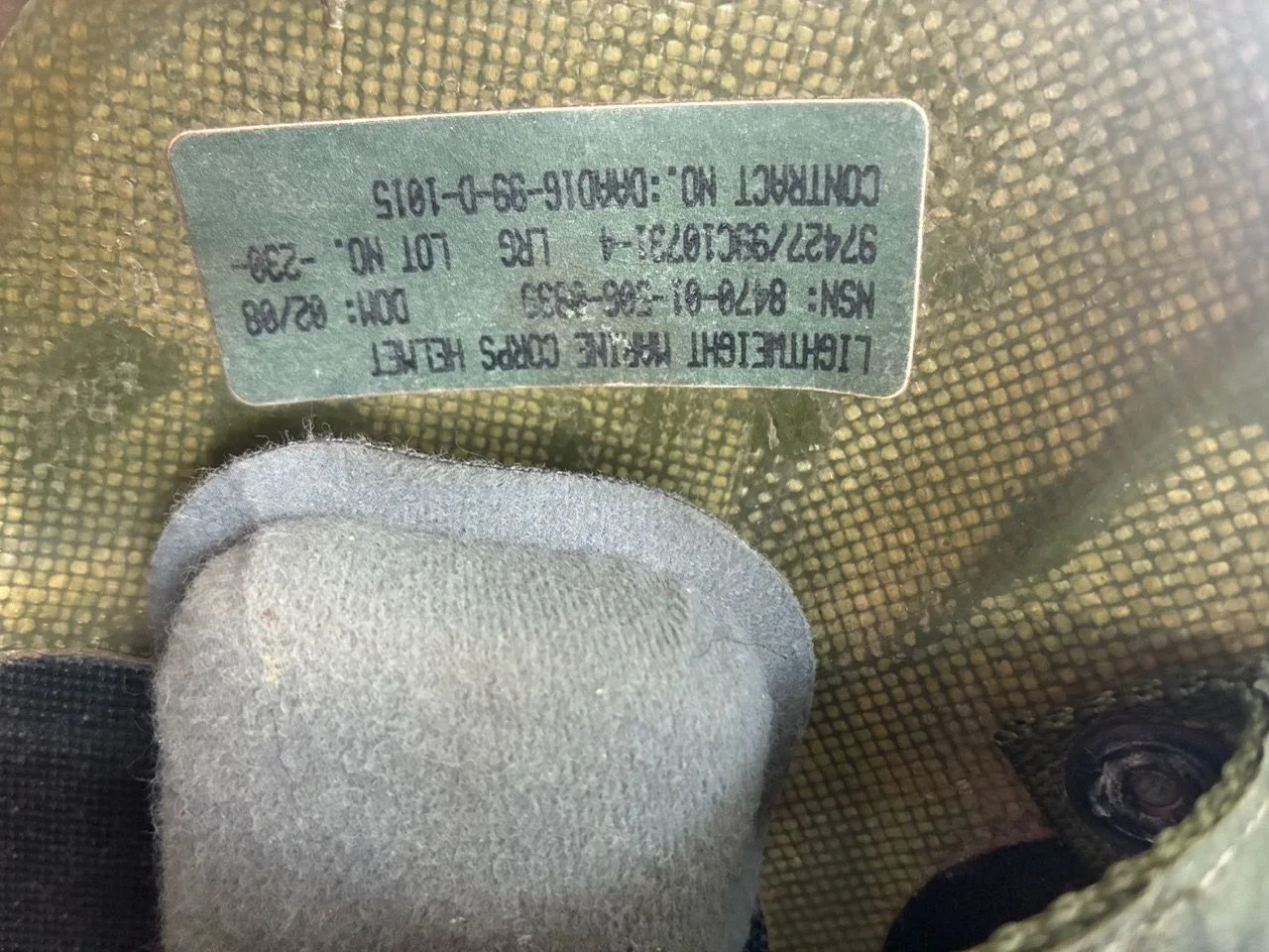 Kevlar helmet USMC - photo 2