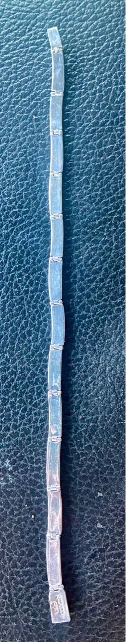 Sterling silver/950 green opal bracelet - photo 3