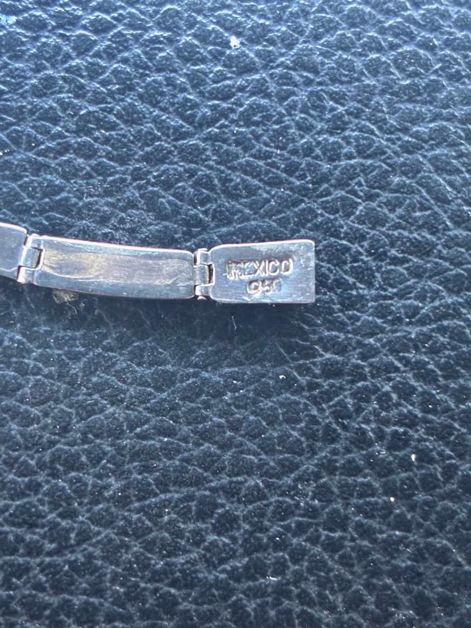Sterling silver/950 green opal bracelet - photo 5