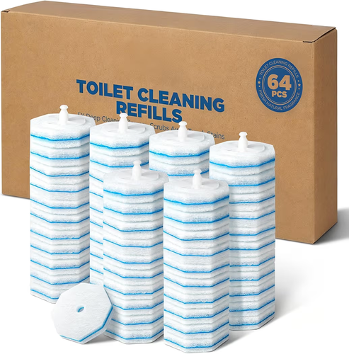 64 Count Toilet Wand Refills for Clorox Toilet Wand