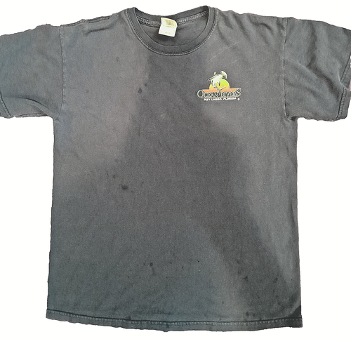 Vintage Fish Fisherman Fishing Shark Graphic Tee T Shirt - photo 2