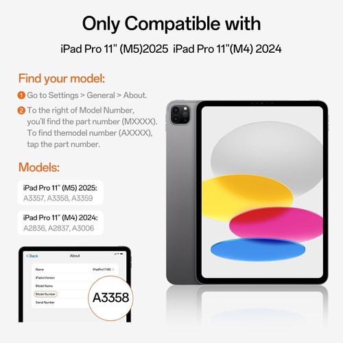 Magnetic Protective Case for iPad Pro 11-inch (2025/2024) - photo 3