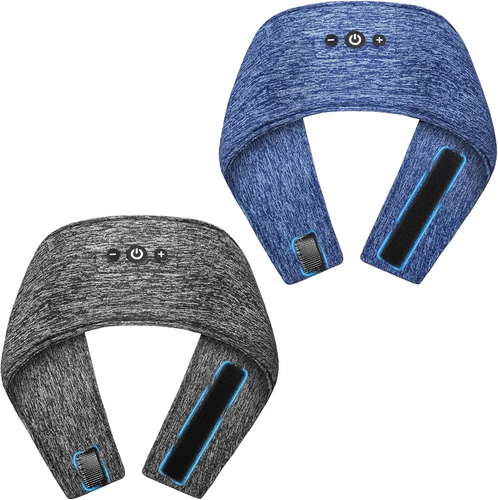 Adjustable Bluetooth Sleeping Headphones Headband 2PCS