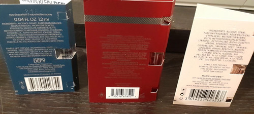 6 Pack Men Parfum Gaultier/Valentino/Angel Elixir Vial Travel Sp - photo 4