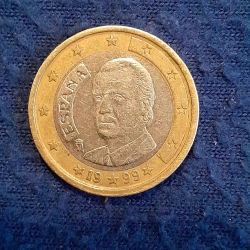 Rare 1 Euro Coin ESPANA 1999 - photo 2