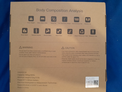 Body Composition Scale (black) CS20N Smart Bluetooth Scale - photo 3