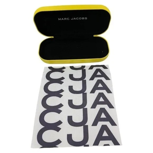 The Marc Jacobs Sunglasses Eyeglasses Case Yellow Leather Hard S - photo 5
