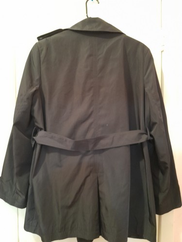 Vintage TOMMY HILFIGER Men's Rain Navy Trench Coat - photo 3