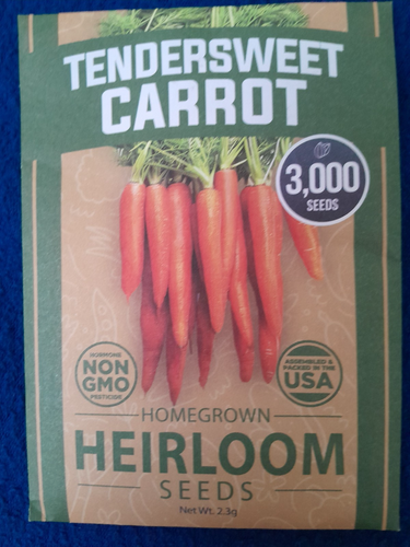 Tendersweet 3000+ Carrot Seeds | NON-GMO Carrot Seeds