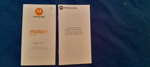 Motorola Moto e5 Play XT19217 Original Box with Manual - photo 3