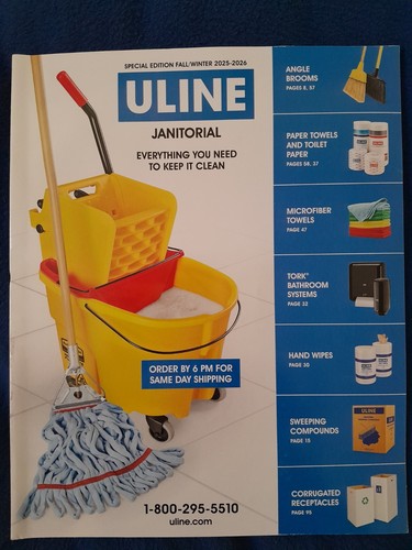 ULINE FALL / WINTER 2025 - 2026 JANITORIAL CATALOG