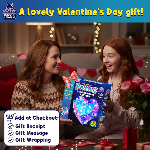 Heart Lantern Craft Kit for Kids 8-12 – DIY 3D Light-Up Decor - photo 2