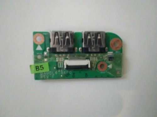 Toshiba Satellite L755-S5277 Board 3QBL6UB0I00 and DC Power Jack - photo 2