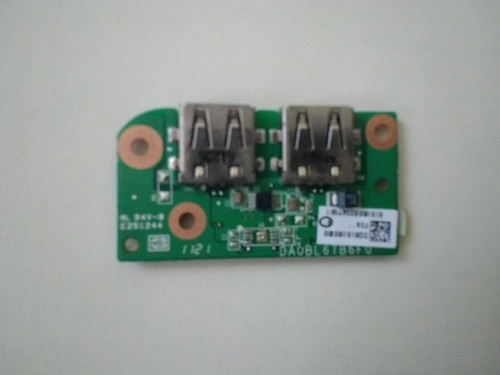Toshiba Satellite L755-S5277 Board 3QBL6UB0I00 and DC Power Jack - photo 3