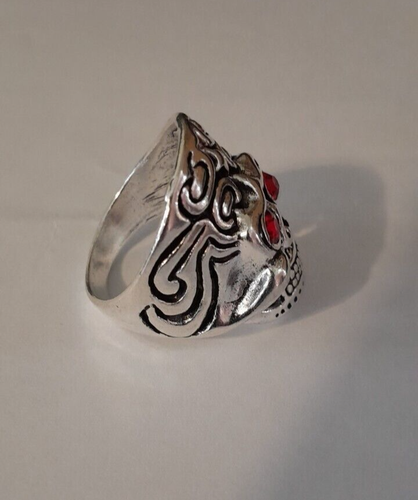 Vintage Retro Skull Head Ring Jewelry - photo 3