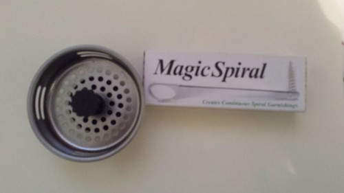 Bundle The Original Stainless Steel Magic Spiral Garnisher and S