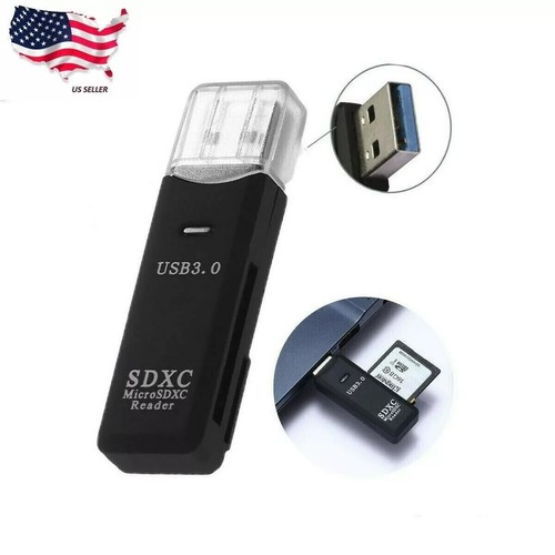 USB 2.0/3.0 High-speed Multifunctional 2-in-1 SD TF Card Reader - photo 3