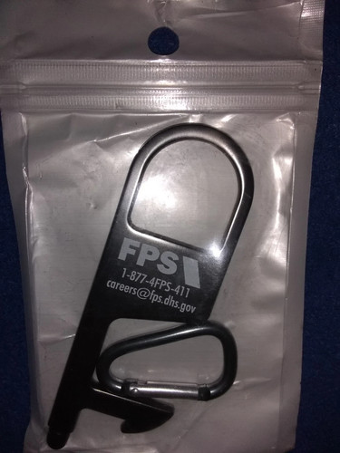 Hygienic Touchless Bottle Opener Hook Keychain Stylus