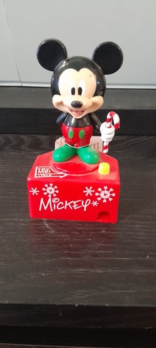 Disney Mickey Mouse Candy Dispenser Figurine Holiday Edition