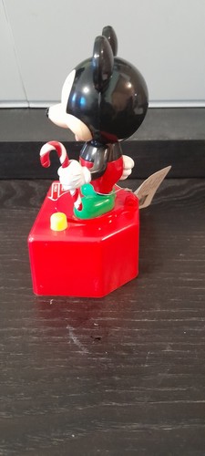 Disney Mickey Mouse Candy Dispenser Figurine Holiday Edition - photo 4