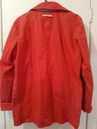 Rare Authentic Vintage Y2k Tommy Hilfiger Women Rain Coat Red - photo 2