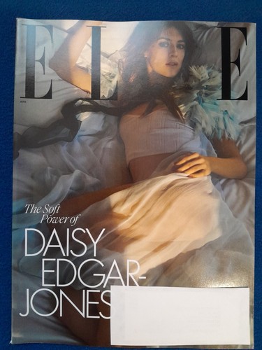 ELLE USA MAGAZINE Apr 2025 DAISY EDGAR-JONES Cover NEW