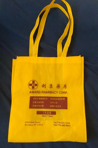 LOT 2 Canvas Tote Shoulder Bag Shopping Handbag