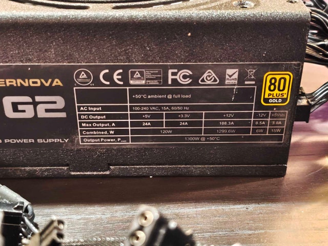 EVGA 1300 G2 PSU - photo 2