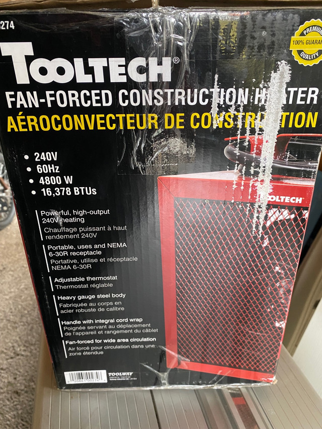 Tooltech 240v Electric Heater