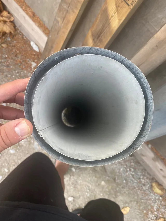 Type “B” gas vent pipe 280” long 5.5” wide image indicator(4)