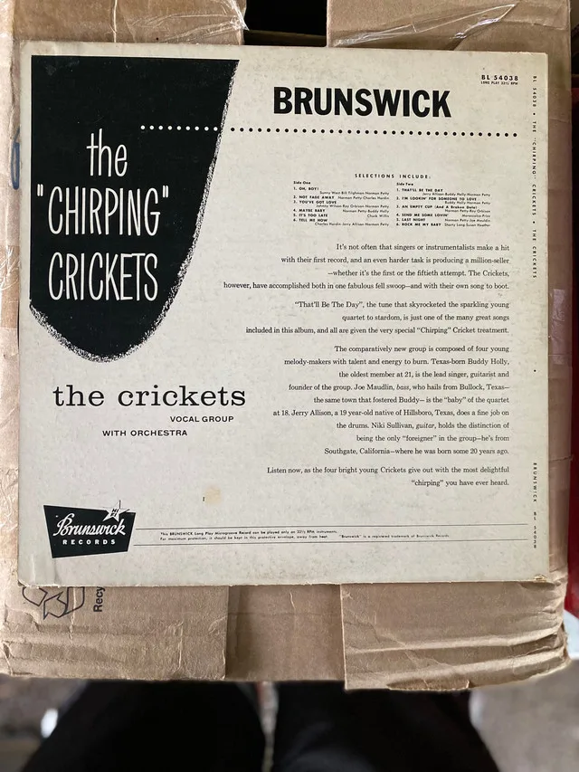 The chirping, crickets Brunswick records image indicator(2)