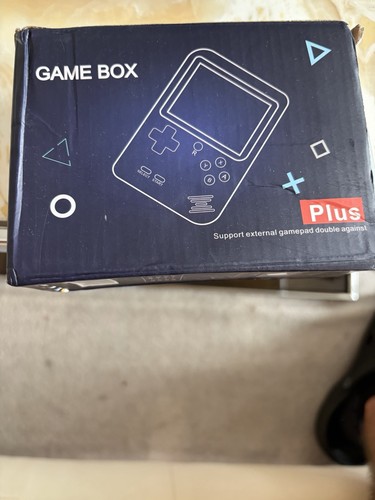 Game Box Plus Handheld Video Game Console Black