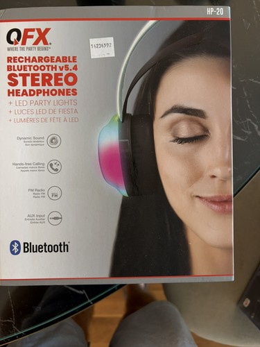 Brand new QFX H-70 Over-Ear Wireless RF FM Radio Headphones