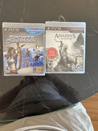 Brand New Factory Sealed PS3 Game Lot – Assassin’s Creed III & S